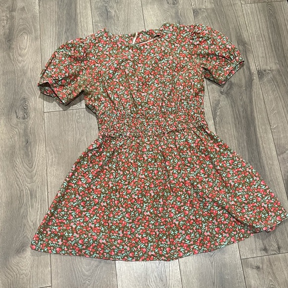 Free People Floral Print Mini Dress - Picture 5 of 5